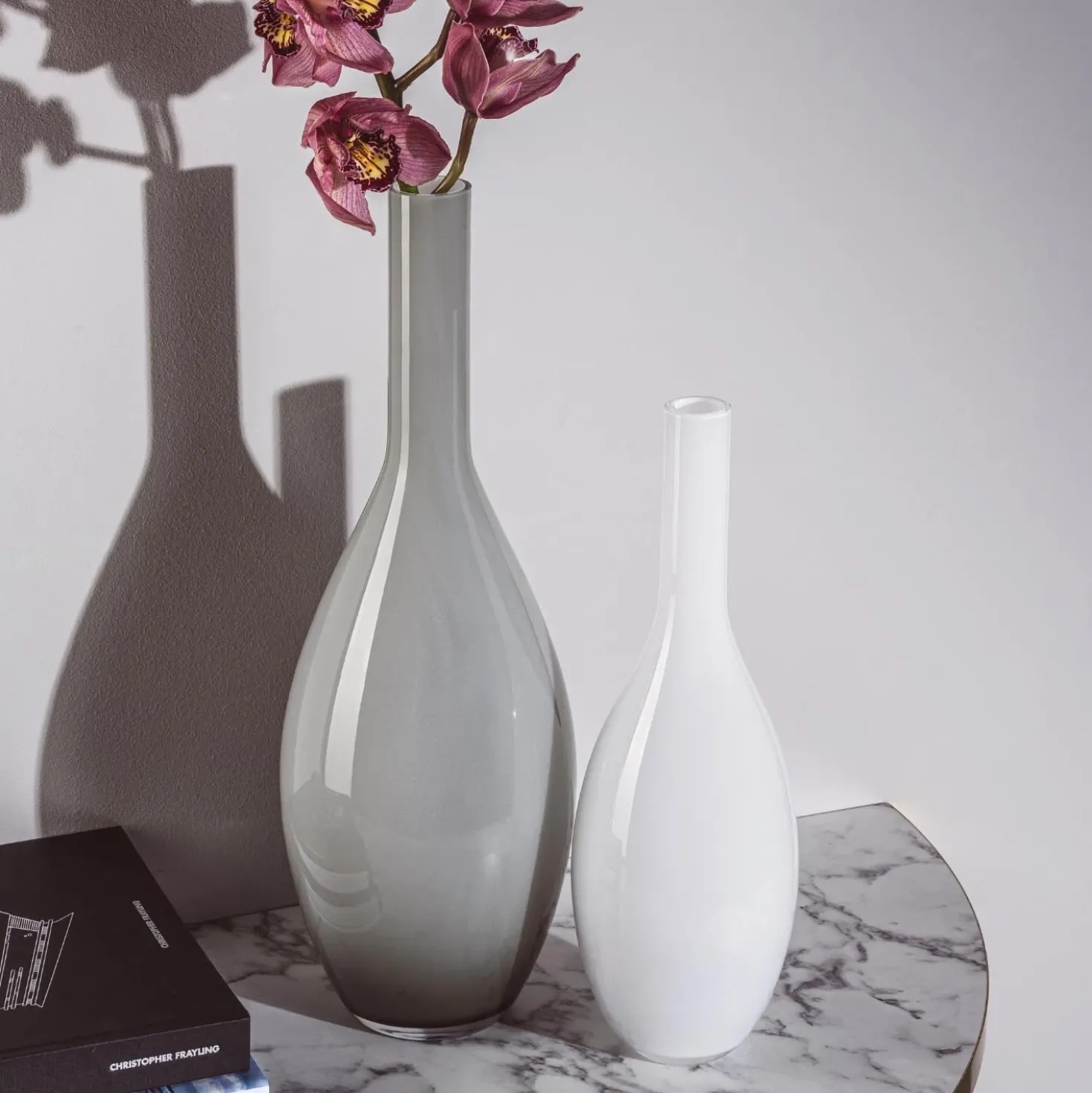 Vase BEAUTY 50 cm grau