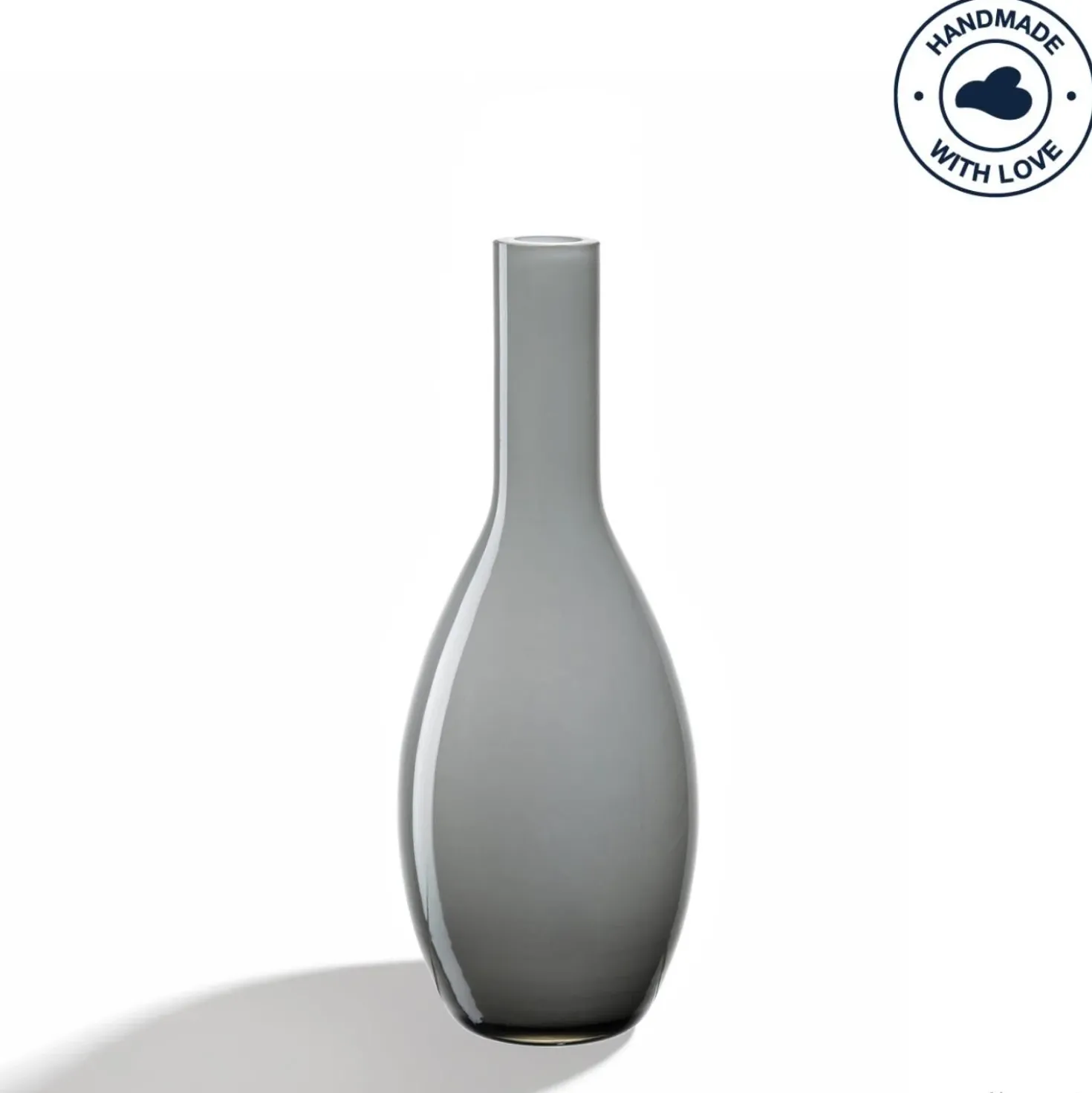 Vase BEAUTY 18 cm grau