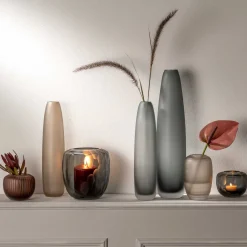 Vase BELLAGIO 18 cm anthrazit