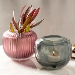 Vase BELLAGIO 9 cm anthrazit