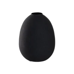 Vase CASOLARE 16 cm schwarz Metall