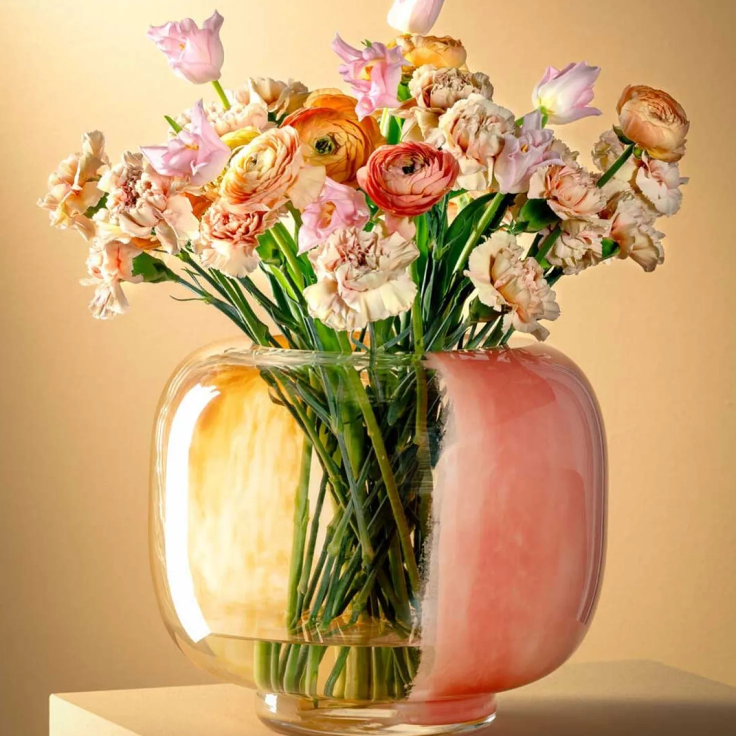 Vase CIPRIA DUE 26 cm apricot/lachs