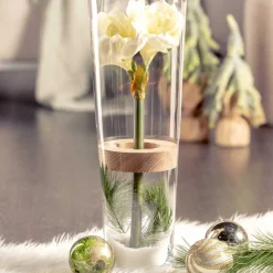 Vase 50 cm mit Holzeinsatz MAGICO