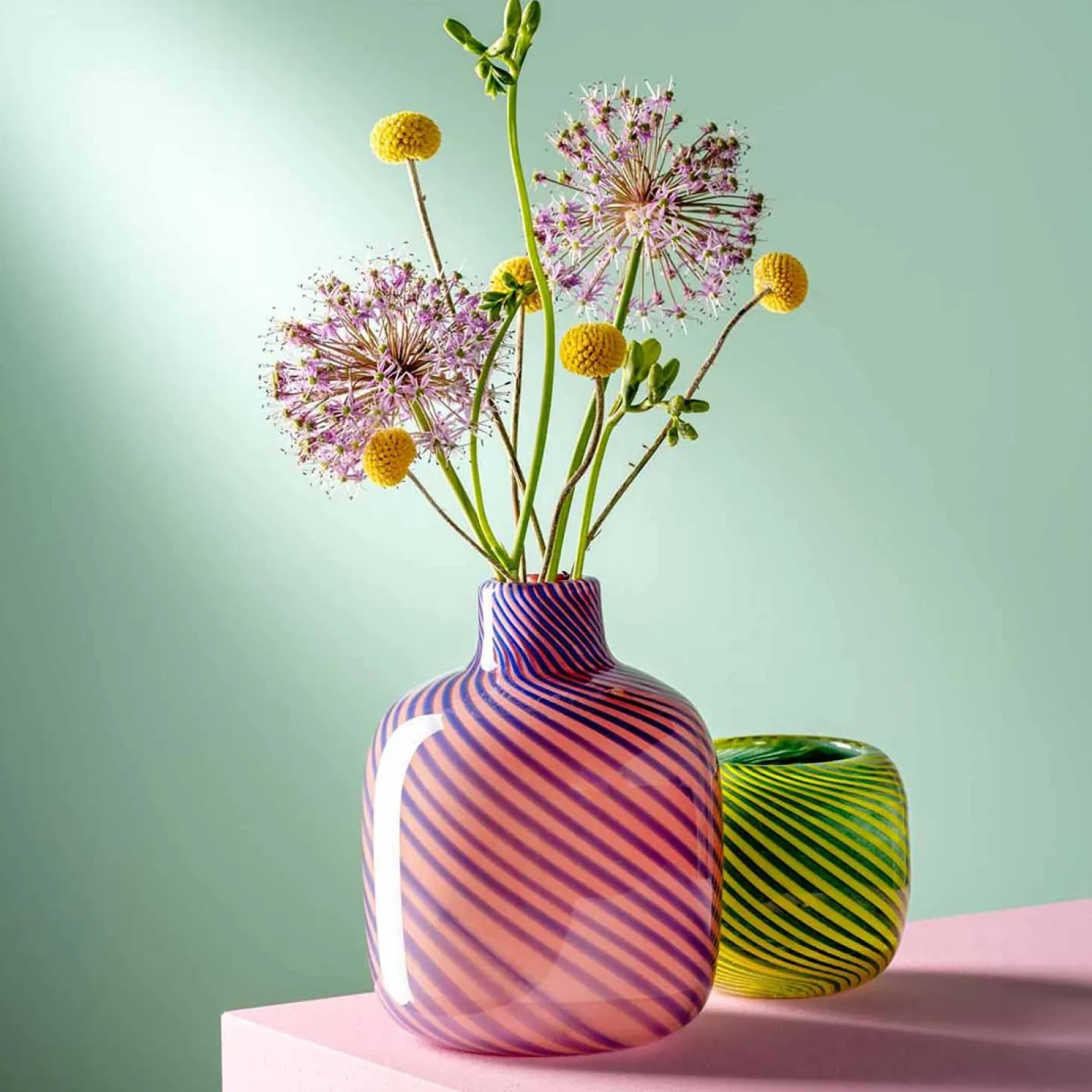 Vase FILO COLORI 16 cm pink