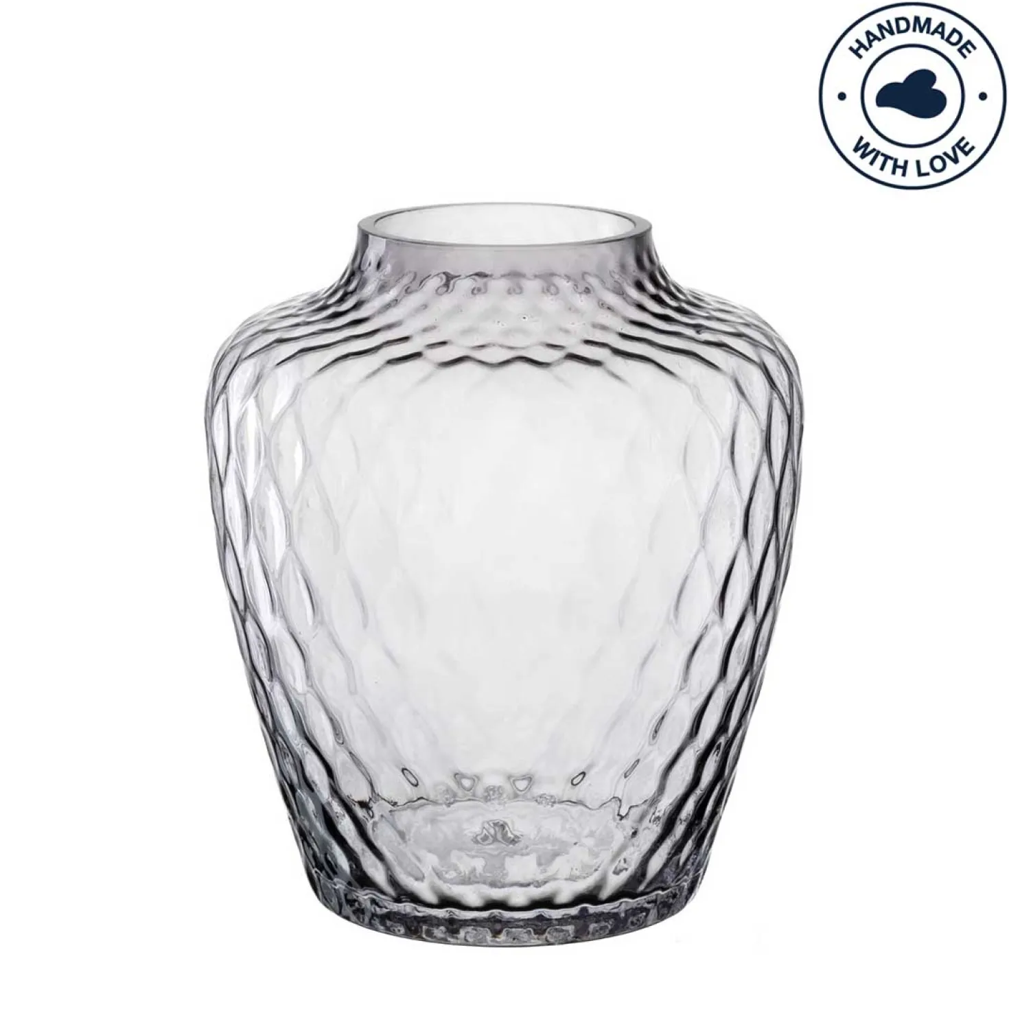 Vase GIULIA 20 cm grau