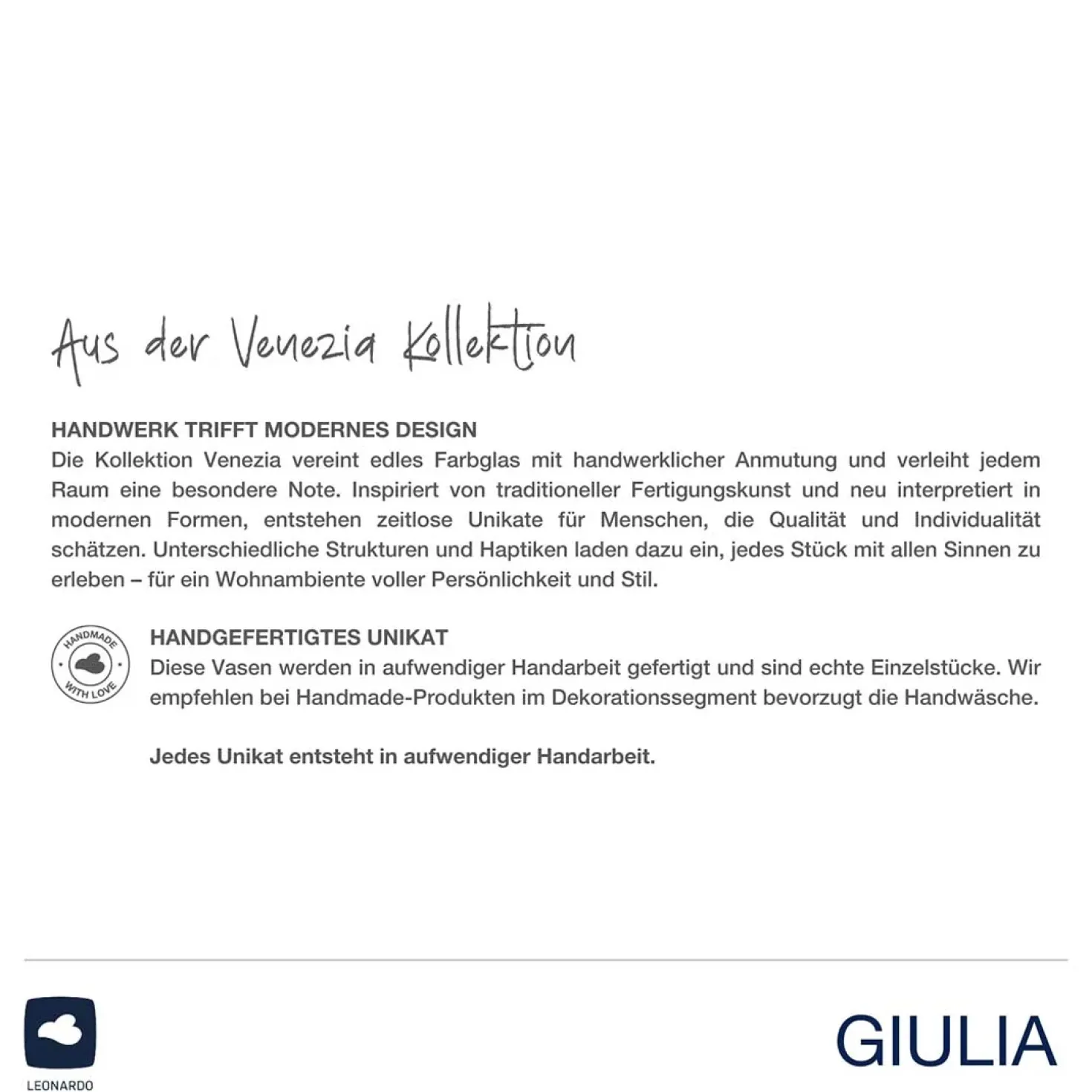Vase GIULIA 11 cm grau