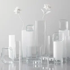 Vase LUCCA 20 cm weiß