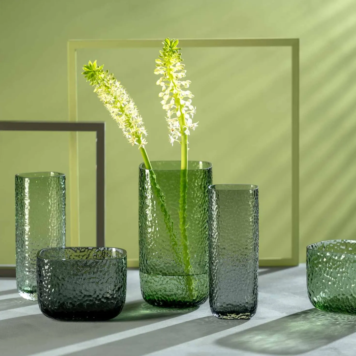 Vase MARTELLO 27 cm grau