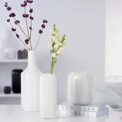 Vase MILANO weiß 20 cm x 15 cm