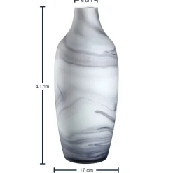 Vase POESIA 40 cm Marmoroptik