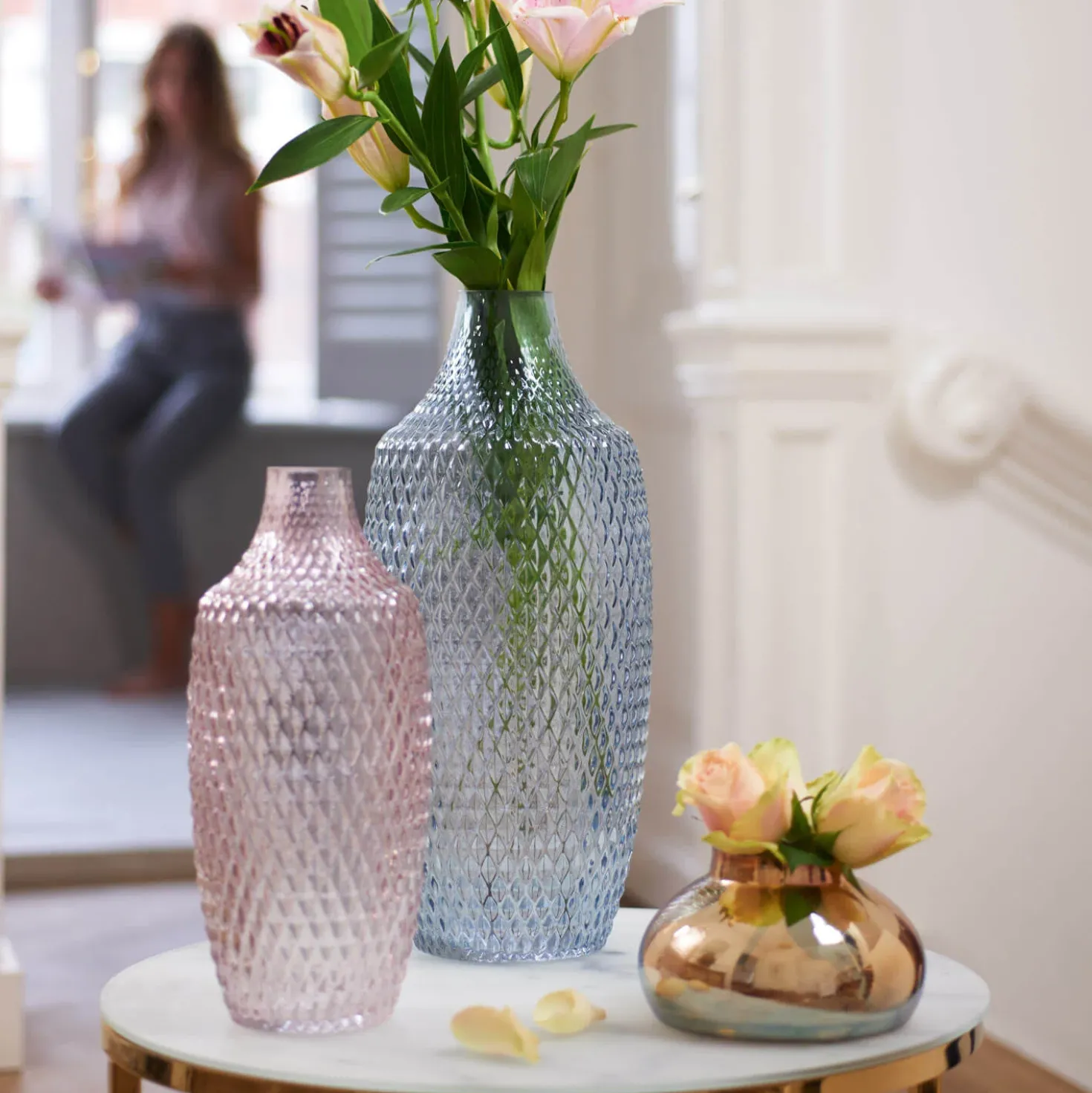 Vase POESIA 30 cm viola