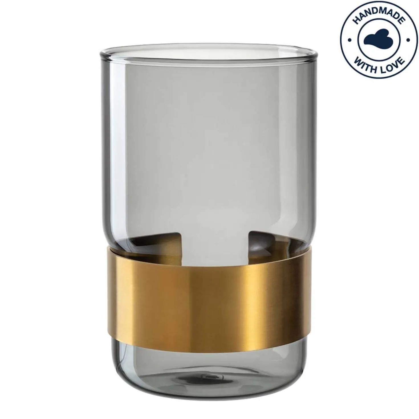 Vase SILENZIO 15 cm grau