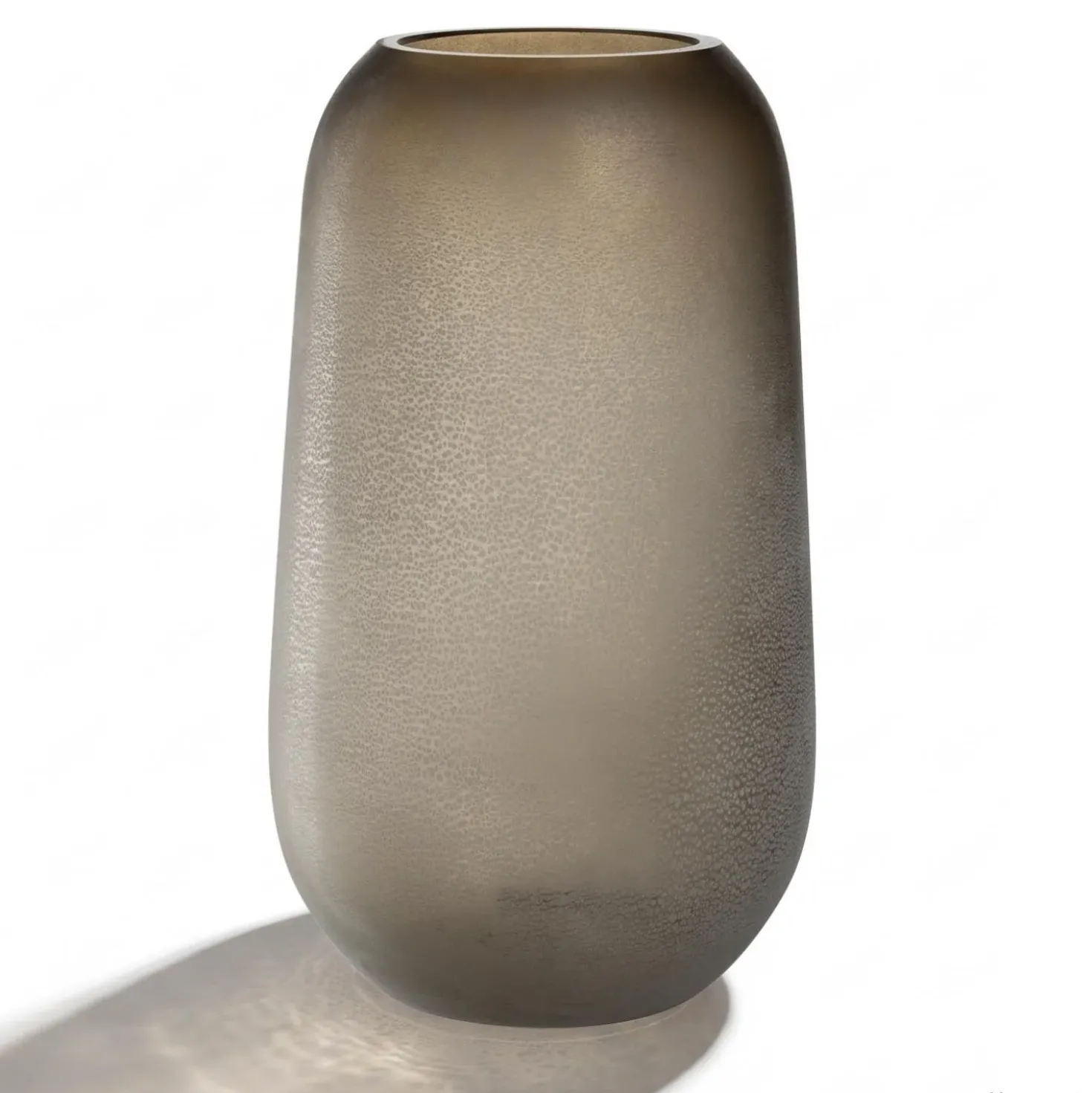 Vase TROGOLO 40 cm taupe