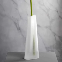 Vase TURNO 34 cm satiniert