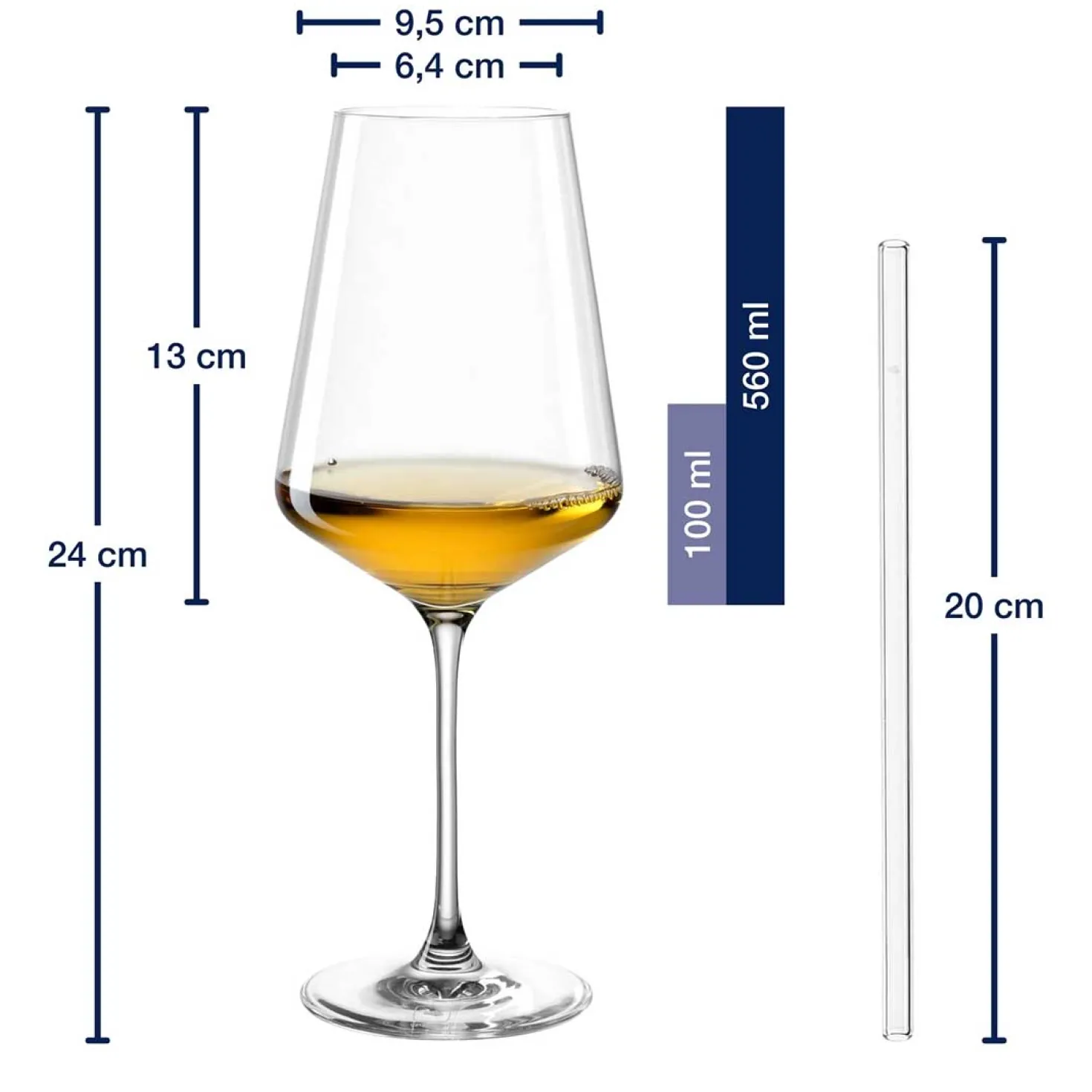 Weißweinglas Geschenkset PUCCINI 5-teilig 560 ml