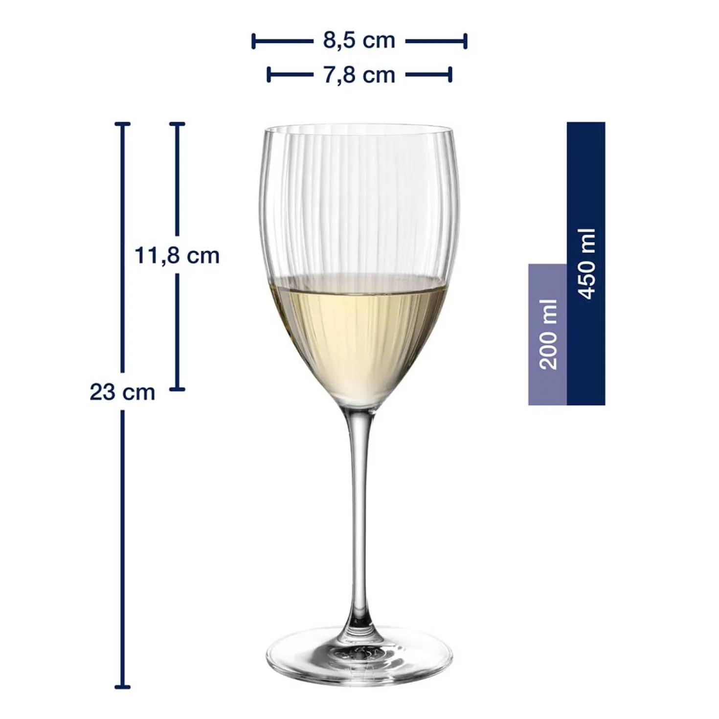 Weißweinglas POESIA 450 ml 6er-Set