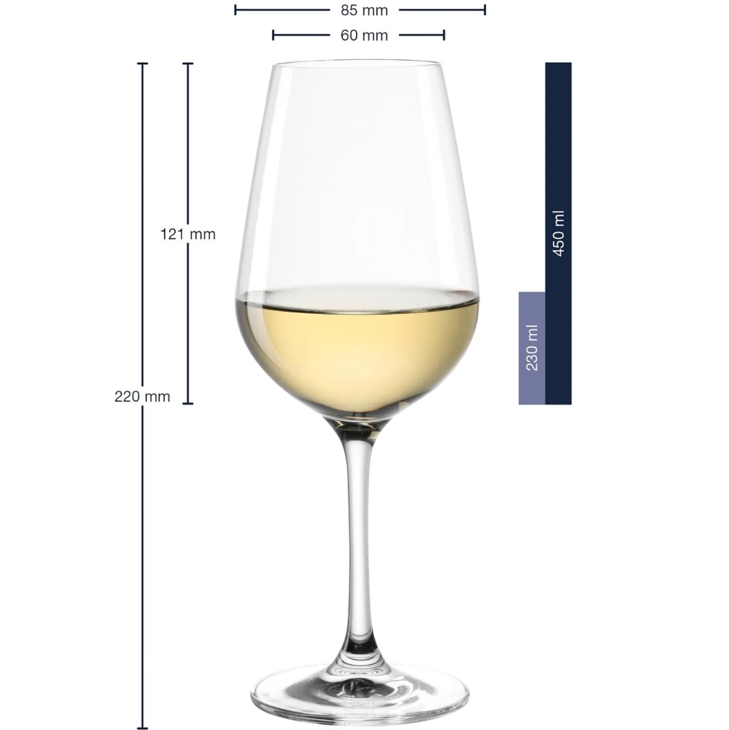 Weißweinglas TIVOLI 450 ml 6er-Set