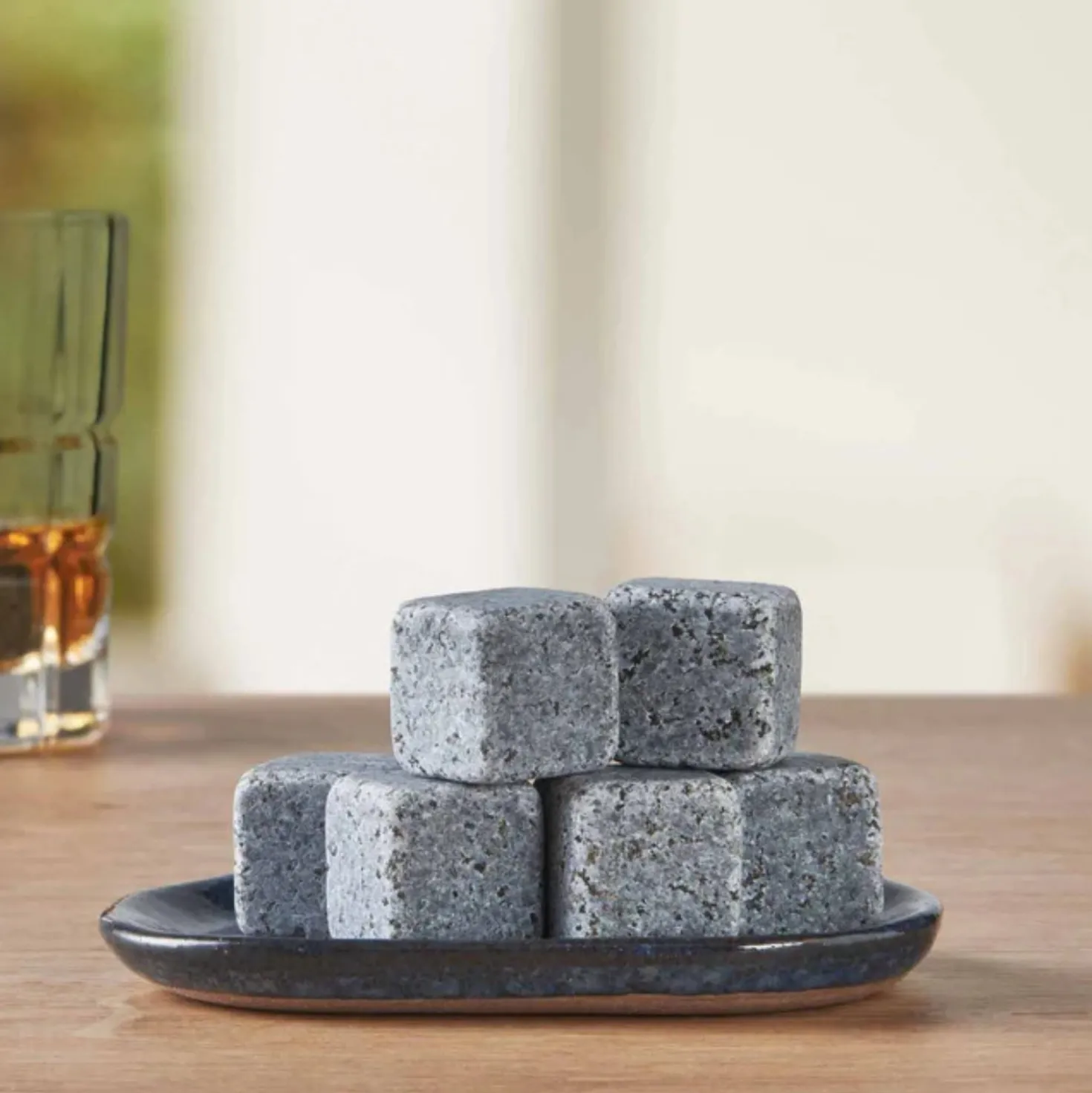 Whiskybecher DOF CAPRI 330 ml 2er-Set mit 8 Kühlsteinen